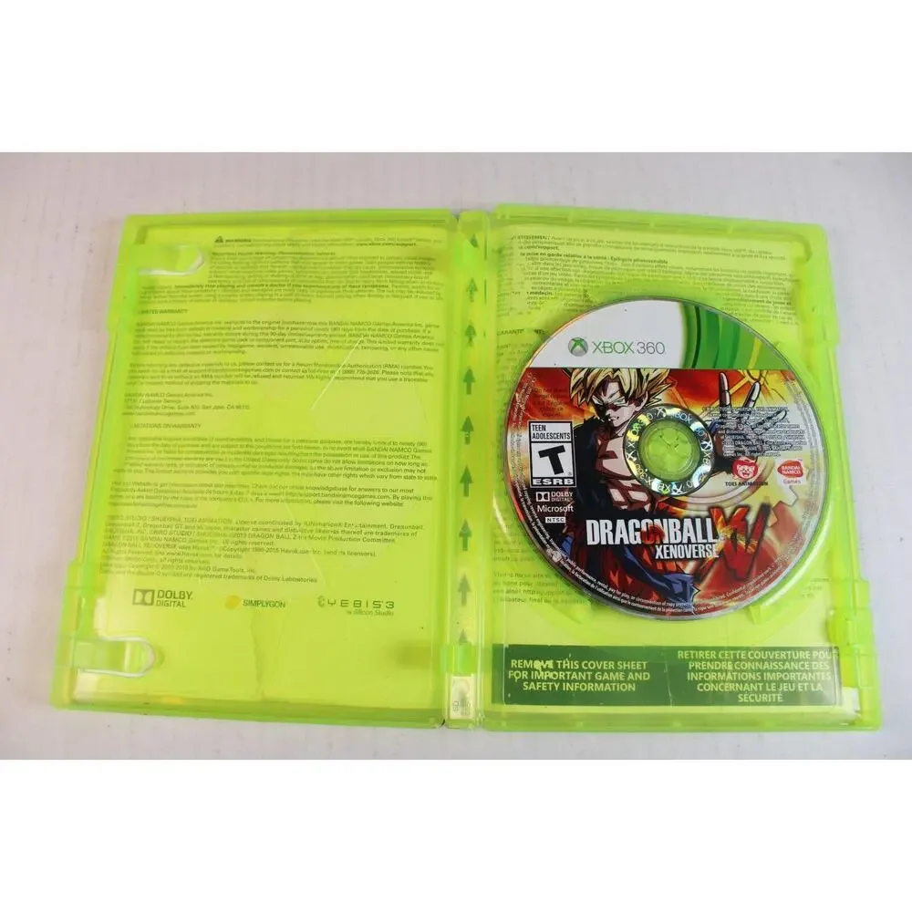 Dragon Ball XenoVerse (Microsoft Xbox 360, 2015) Authentic, tested/works